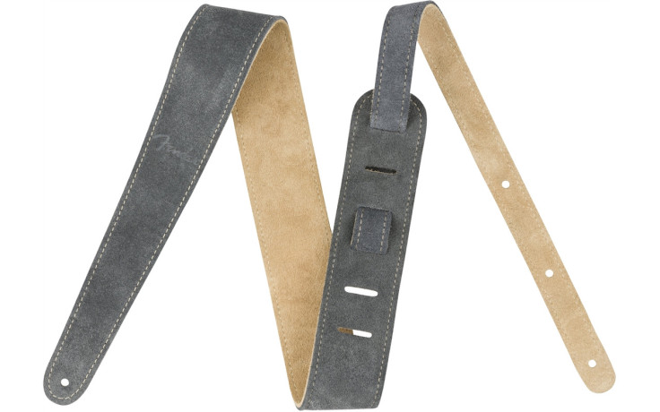 FENDER 2" REVERSIBLE SUEDE STRAP GRAY/TAN