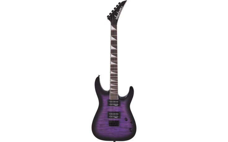 JACKSON JS32Q DKA DINKY ARCH TOP HT TRANSPARENT PURPLE BURST