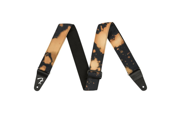 FENDER STRAP TIE DYE ACID WASH BLACK
