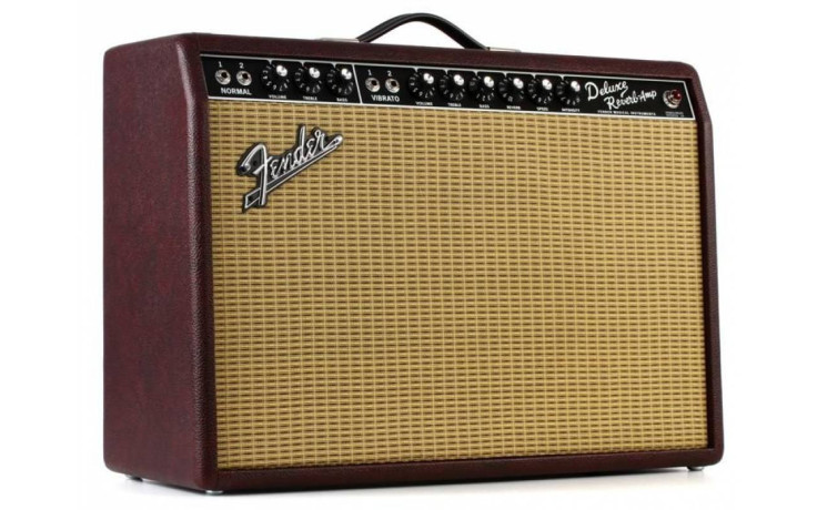FENDER '65 DELUXE REVERB LTD WINE RED