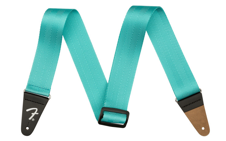 FENDER STRAP 2" AM PRO BELT MIAMI BLUE