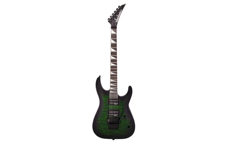 JACKSON JS32Q DKA DINKY ARCH TOP TRANSPARENT GREEN BURST