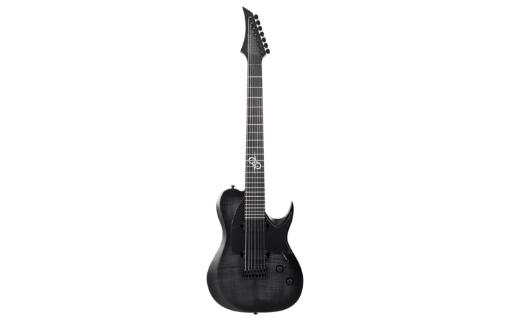 SOLAR GUITARS T2.7FBB FLAME BLACK BURST MATTE