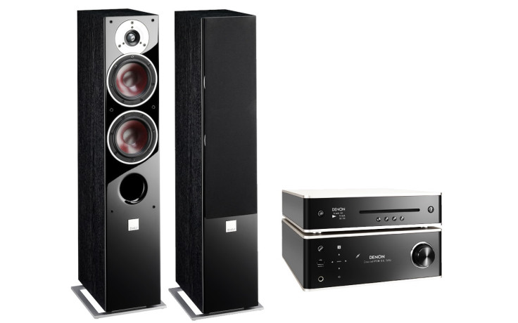 CD плеер Denon DCD-100 + Сетевой стерео ресивер Denon DRA-100 + DALI Zensor 5