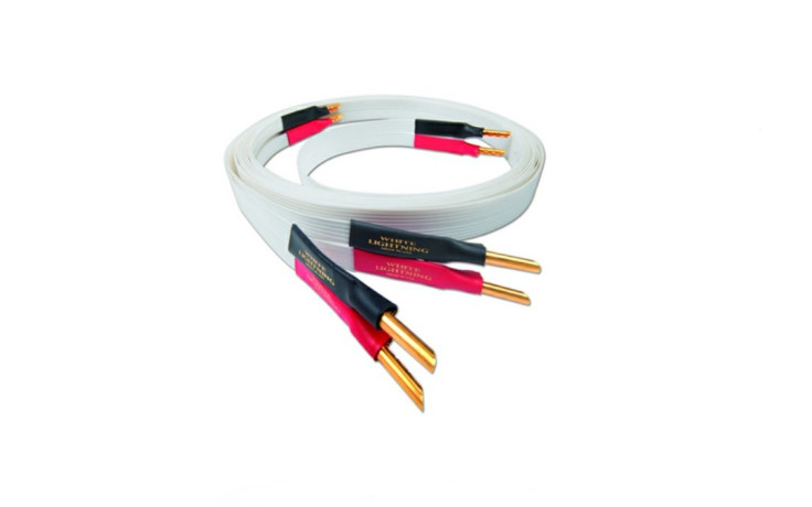 Nordost White lightning,2x5m is terminated with low-mass Z plugs