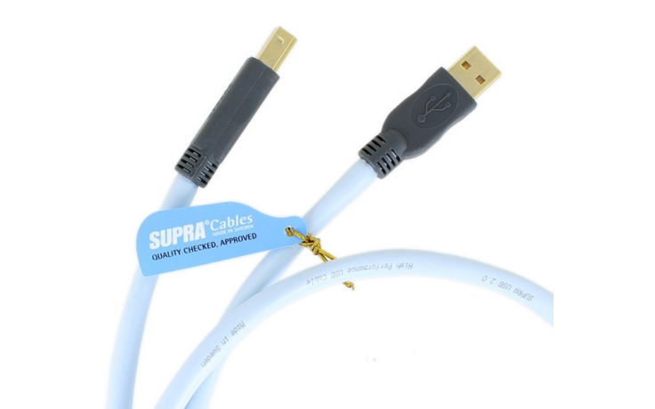 Supra USB 2.0 A-B BLUE 5M