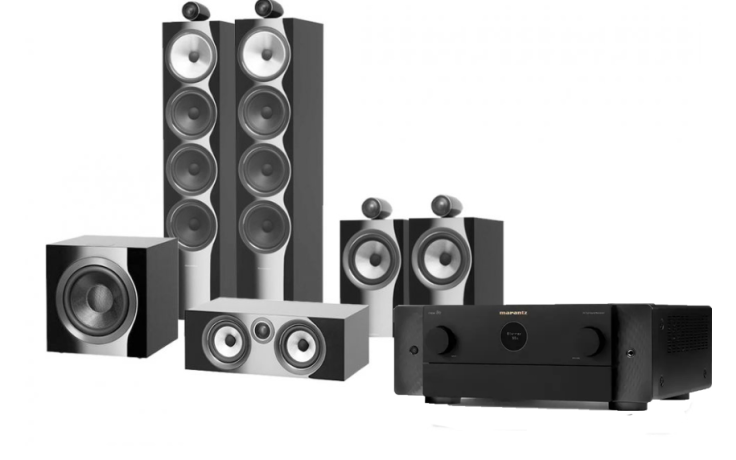 Marantz CINEMA 40 + set 5.1 Bowers & Wilkins 702 S3