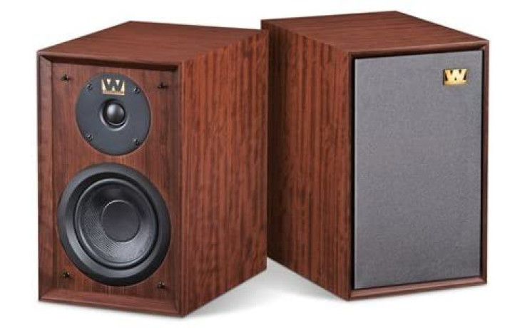 Wharfedale 80th Anniversary Denton Mahogany Red