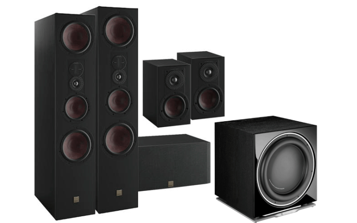 DALI Opticon 8 MK2 set 5.1 8/2/VOKAL/K-14F Black