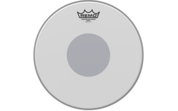 REMO CONTROLLED SOUND®, Coated, 12" Diameter, BLACK DOT™ On Bottom, Batter