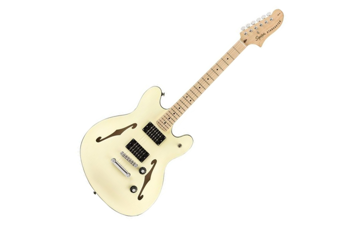 SQUIER by FENDER AFFINITY SERIES STARCASTER MAPLE FINGERBOARD OLYMPIC WHITE