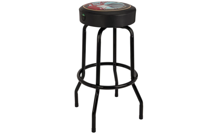 FENDER 30" GUITARS & AMPS PICK POUCH BARSTOOL, BLACK