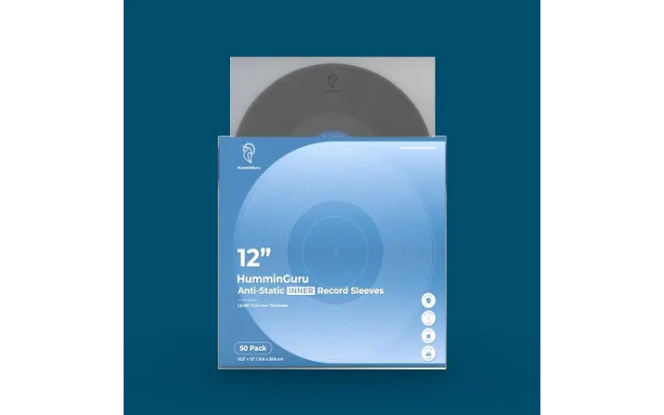HumminGuru 12" Anti-Static Inner Sleeves 50 Pack (HG08-4)