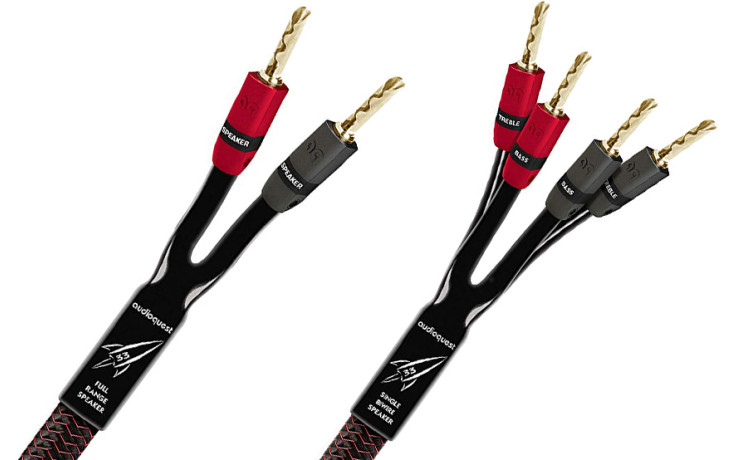 AUDIOQUEST Pair 2.5m ROCKET 33 SBW BAN/G