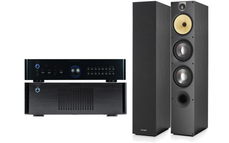 Rotel RB-1582 MkII Black + Rotel RС-1580 Black + Bowers & Wilkins 683 S2 Black