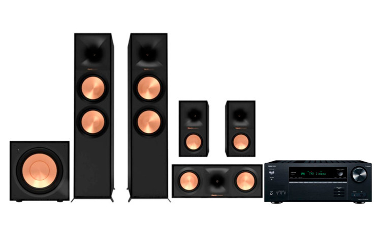 Onkyo TX-NR6100 + Klipsch R-800F + R-50M + R-50C + R-121SW
