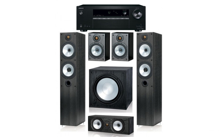 Monitor Audio MR4 и ресивер Onkyo TX-SR252