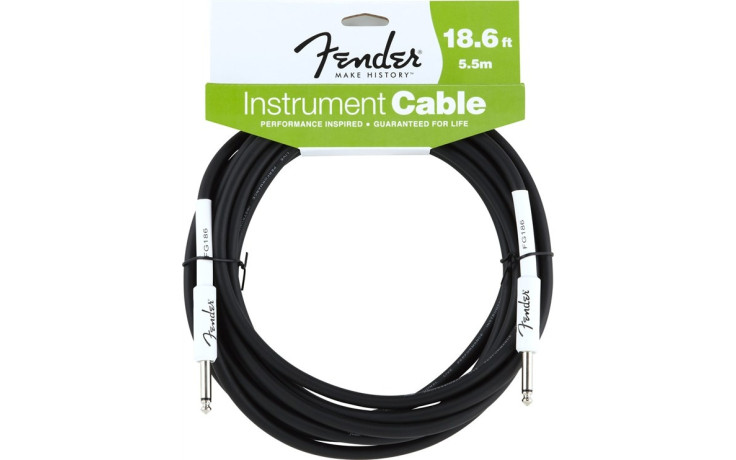 FENDER PERFORMANCE INSTRUMENT CABLE 18,6 BK