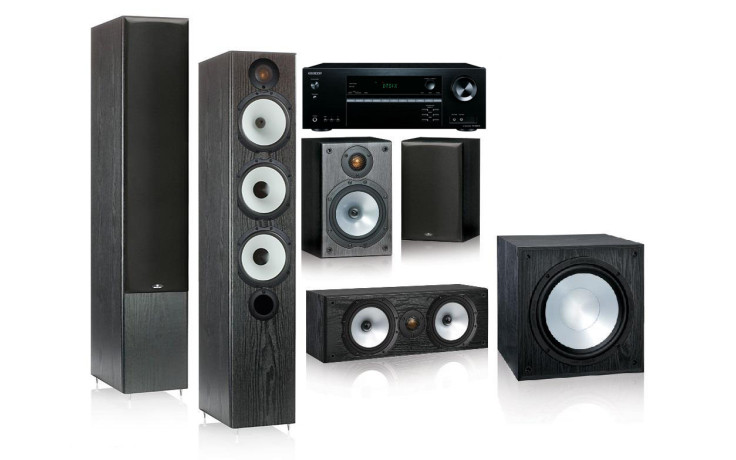 Monitor Audio MR6 и ресивер Onkyo TX-NR474