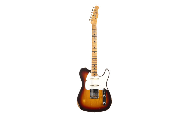FENDER CUSTOM SHOP LIMITED HOTSHOT TELECASTER RELIC CHOCOLATE 3 TONE SUNBURST