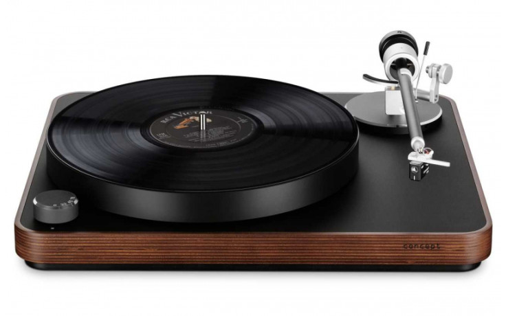 Clearaudio Concept (MC) Black with dark wood (TP066/MC)