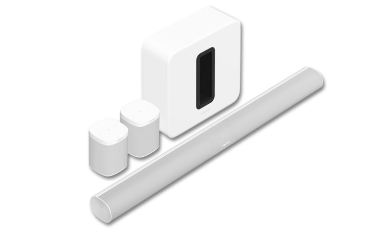 Sonos 5.1 Arc, Sub & One SL White