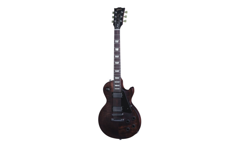 GIBSON 2016 LP STUDIO FADED T WORN BROWN CHROME