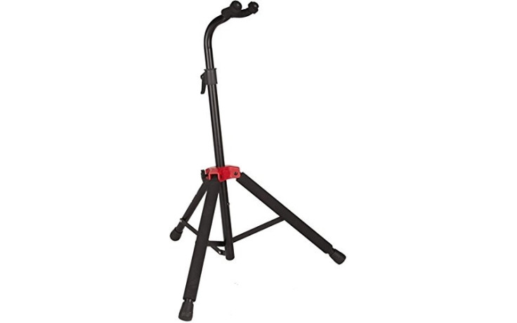 FENDER DELUXE HANGING GUITAR STAND BLACK/RED
