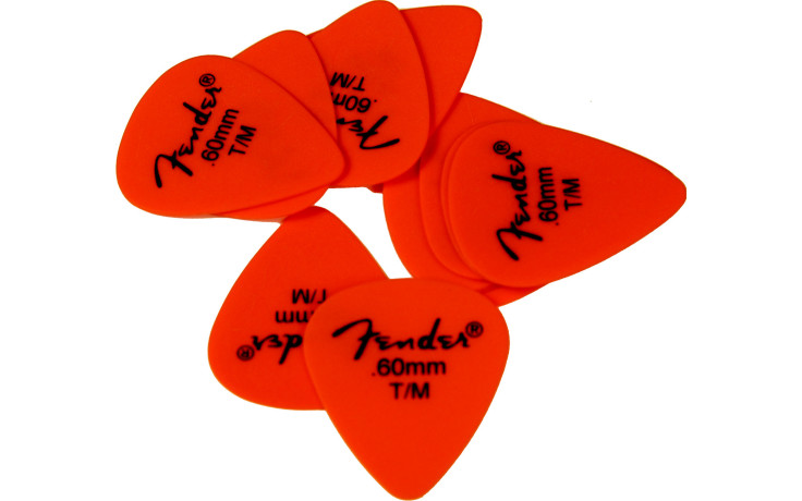 Fender 351 MATTE DELRIN ORANGE MEDIM 098-7351-750