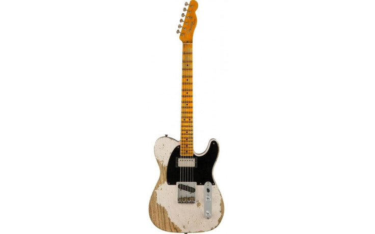 FENDER CUSTOM SHOP LIMITED EDITION 1951 HS TELECASTER SUPER HEAVY RELIC AGED WHITE BLONDE