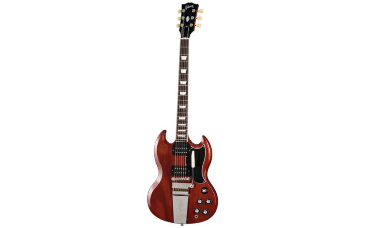 GIBSON SG STANDARD '61 FADED MAESTRO VIBROLA VINTAGE CHERRY