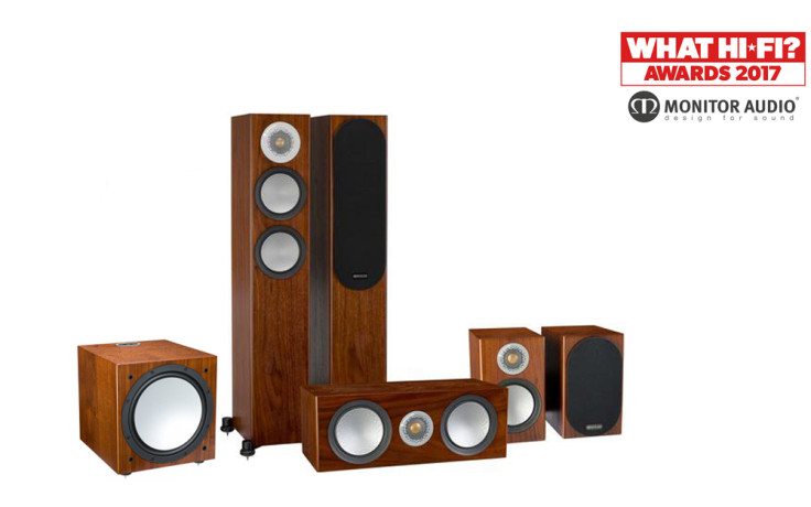 Monitor Audio Silver 200/100/centre150/W12 Walnut