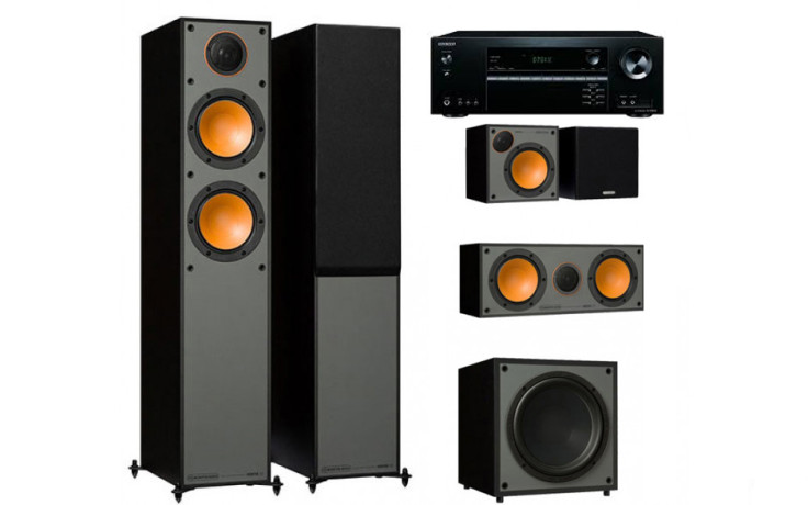Onkyo TX-NR474 + set 5.1 Monitor Audio Monitor 200