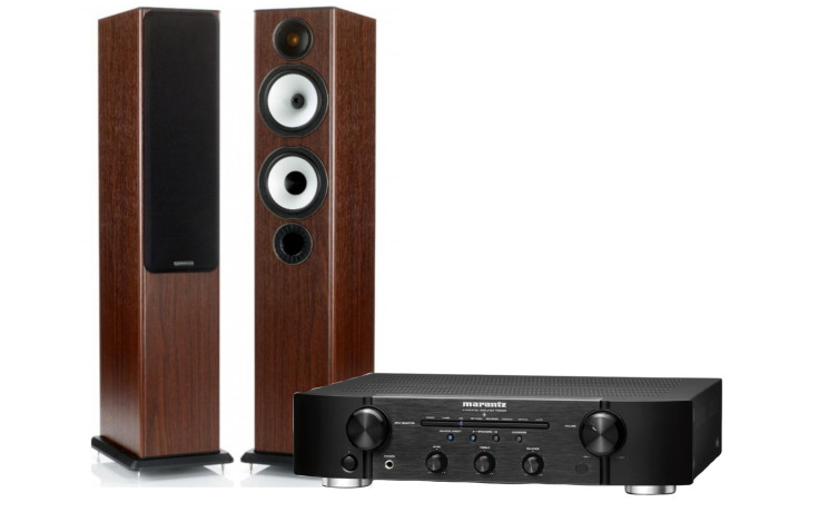 Monitor Audio BX5 + усилитель Marantz PM6005