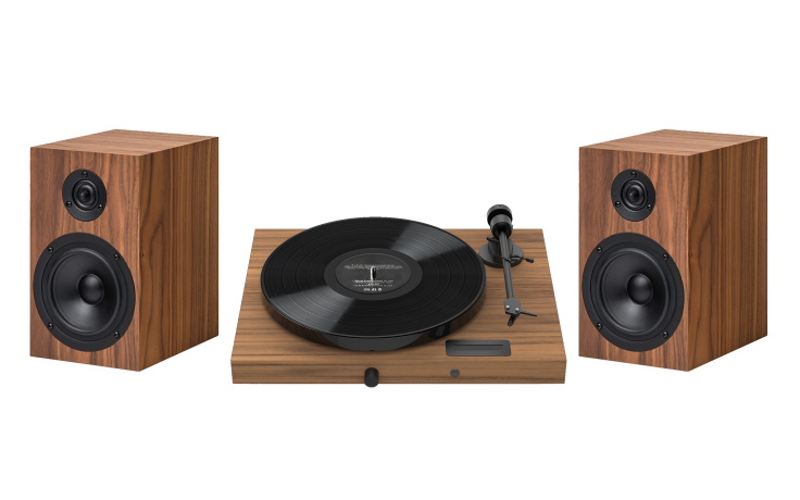 Pro-Ject Set Jukebox E1 + Speaker Box 5 Walnut