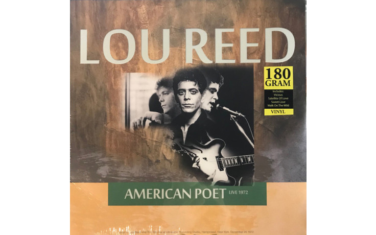 LOU REED AND THE TOTS - AMERICAN POET (LIVE 1972) 2017 (CL74337) CULT LEGENDS/EU MINT (8717662574337)