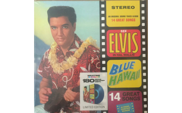 ELVIS PRESLEY - BLUE HAWAII 1961/2019 (950688, LTD., Blue) WAX TIME/EU MINT (8436559466295)
