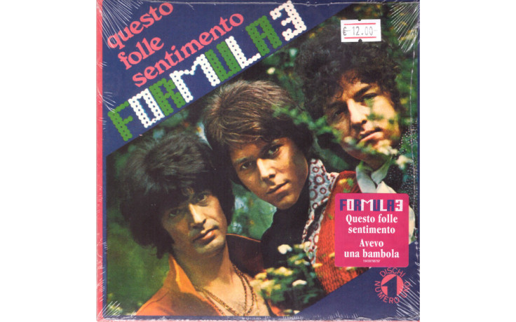 FORMULA 3 – QUESTO FOLLE SENTIMENTO 1969/2020 (19439796797, 7") SONY MUSIC/EU MINT (0194397967975)