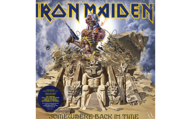IRON MAIDEN – SOMEWHERE BACK IN TIME 2 LP Set 2008 (50999 2147071 4, LTD) EMI/EU MINT (5099921470714)