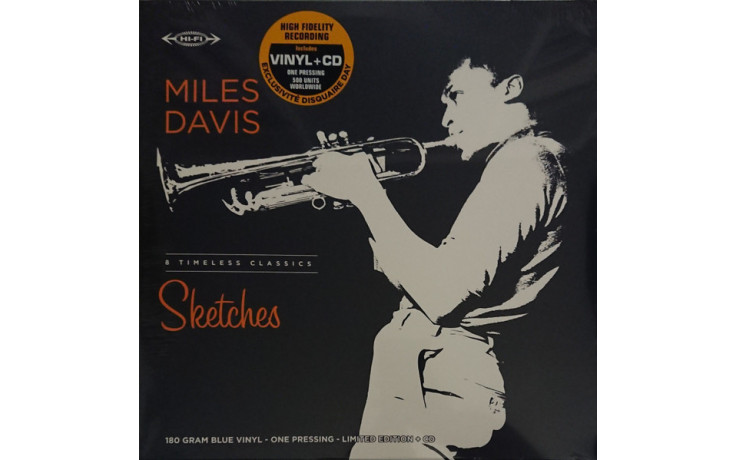 MILES DAVIS - SKETCHES 2021 (783 354, LTD., 180 gm., Blue) RAT PACK/EU MINT (3700477833541)