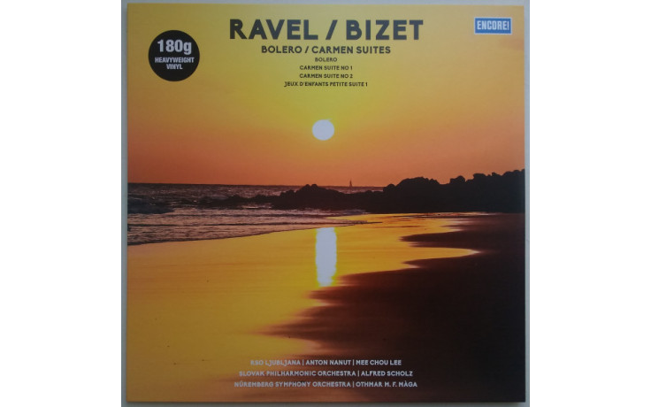 RAVEL / BIZET BOLERO / CARMEN SUITES - RSO LJUBLJANA 2020 (5711053021540) BELLEVUE/EU MINT (5711053021540)
