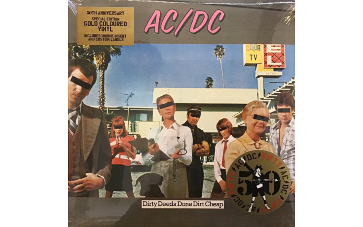 Ac/dc - Dirty Deeds Done Dirt Cheap 1976/2024 (19658834581, Ltd.,180 Gm., Gold) Columbia/eu Mint (0196588345814)