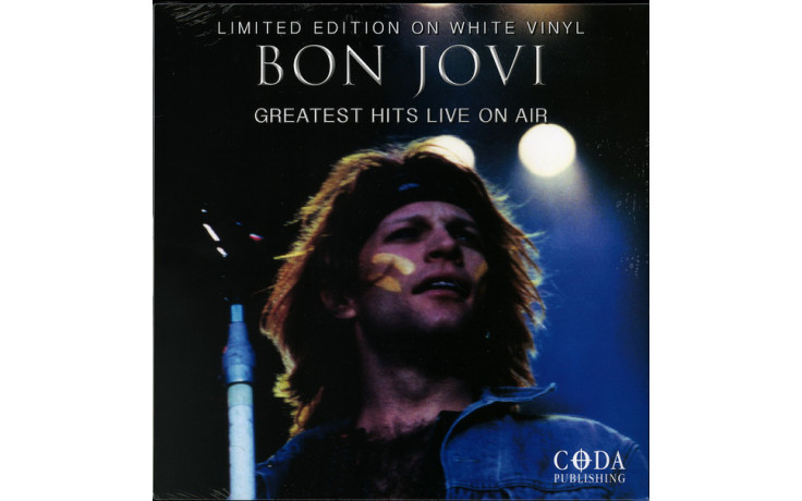 BON JOVI - GREATEST HITS LIVE ON AIR 2016 (CPLVNY095, LTD. White Vinyl) CODA PUBLISHNG/EU MINT (5060420343069)
