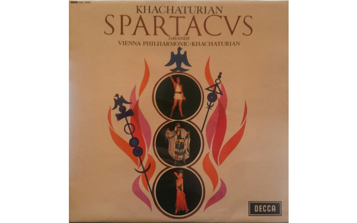 KHATCHATURIAN - VIENNA PHILHARMONIC - SPARTACUS / GAYANEH 1975 (SXL 6000, 180 gm.) DECCA/EU MINT (9700000294393)