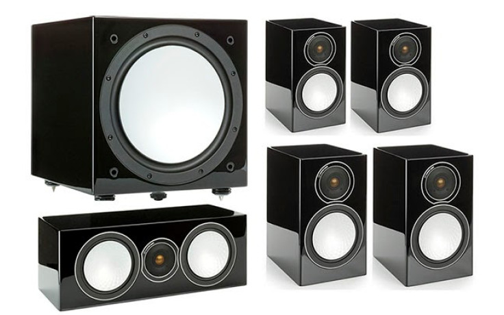 Monitor Audio Silver 50/50/centre150/W12 set 5.1 Black High Gloss