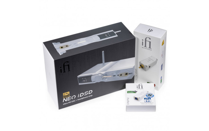 iFi NEO iDSD+iPurifier3B+ iPurifier2 Bundle Silver