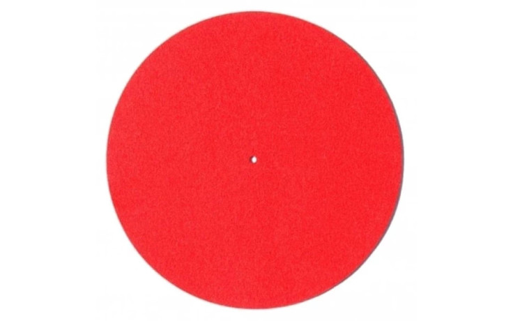 Rega Turntable Mat Red