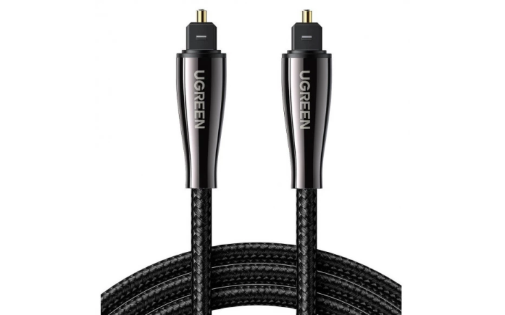 UGREEN AV108 Toslink-Toslink Optical Pro Audio Cable Braided, 1.5 m 70895