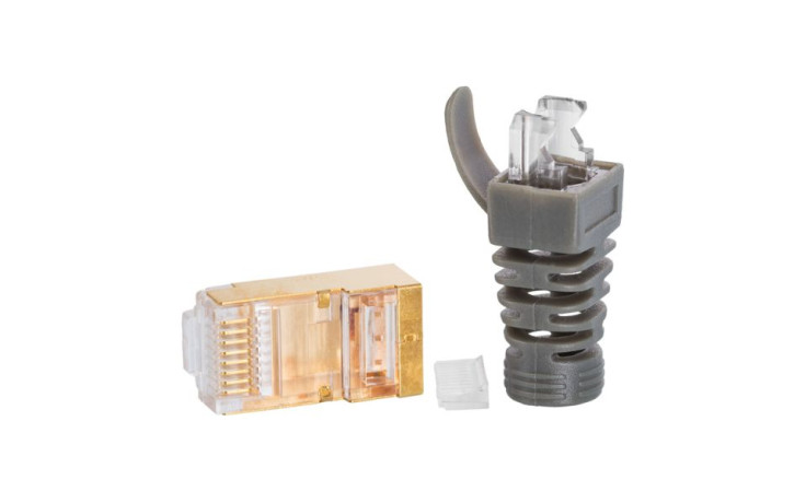 Supra RJ45 CAT 8 MALE ETHERNET PLUG BULK