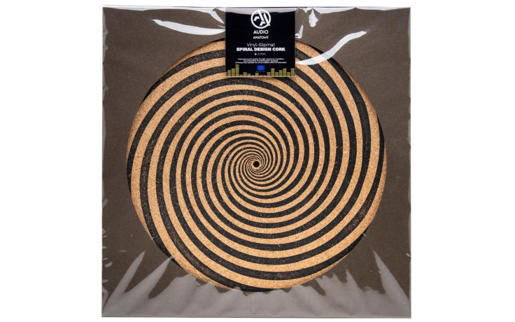 Audio Anatomy Slipmat Spiral Cork - Diameter 295Mm - Thickness 3Mm